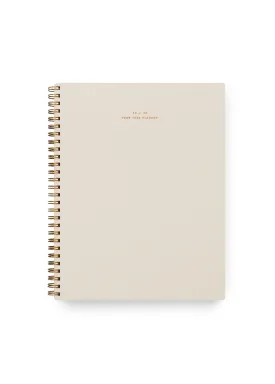2024-2025 Appointed Year Task Planner - Natural Linen