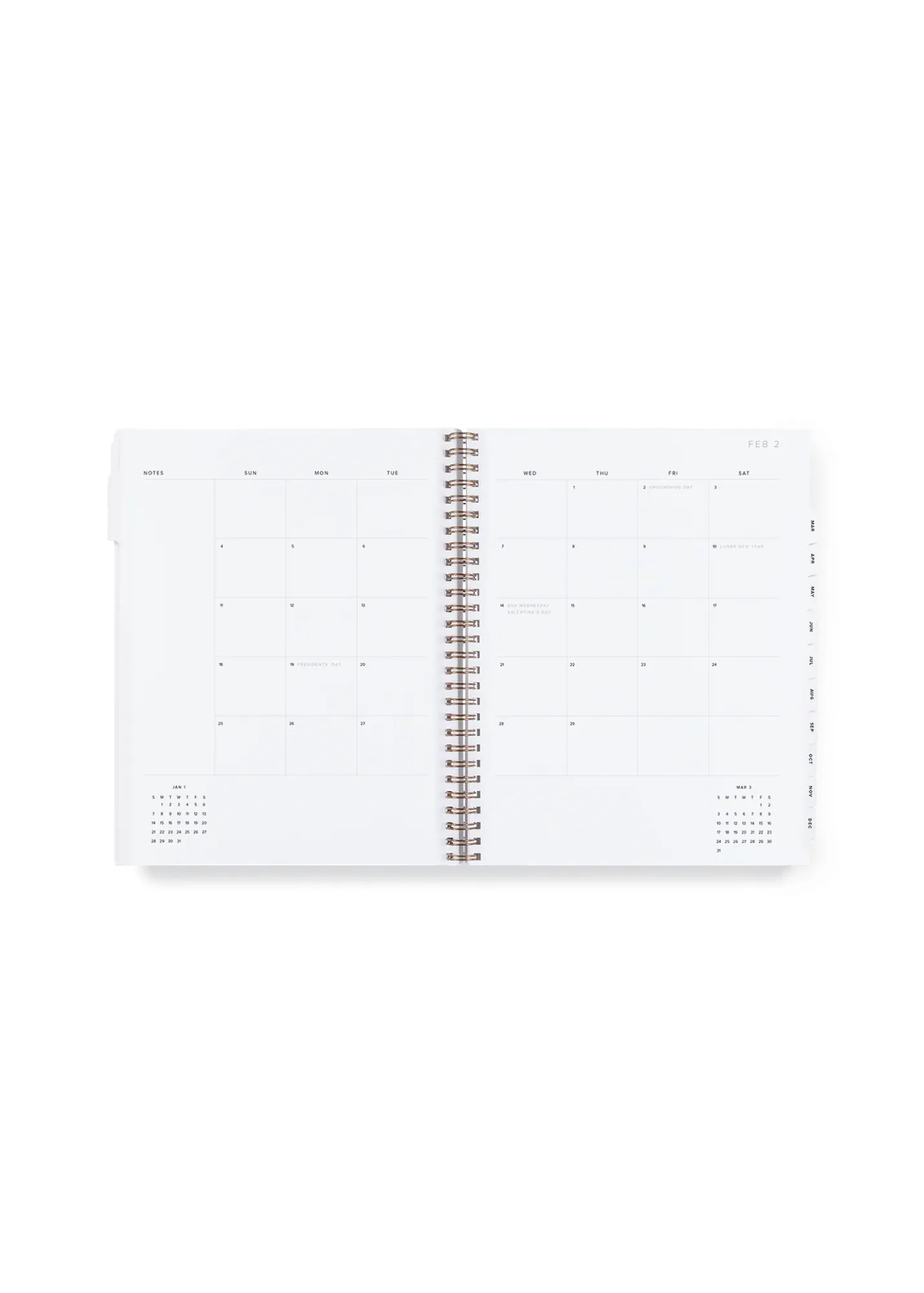 2024-2025 Appointed Year Task Planner - Natural Linen