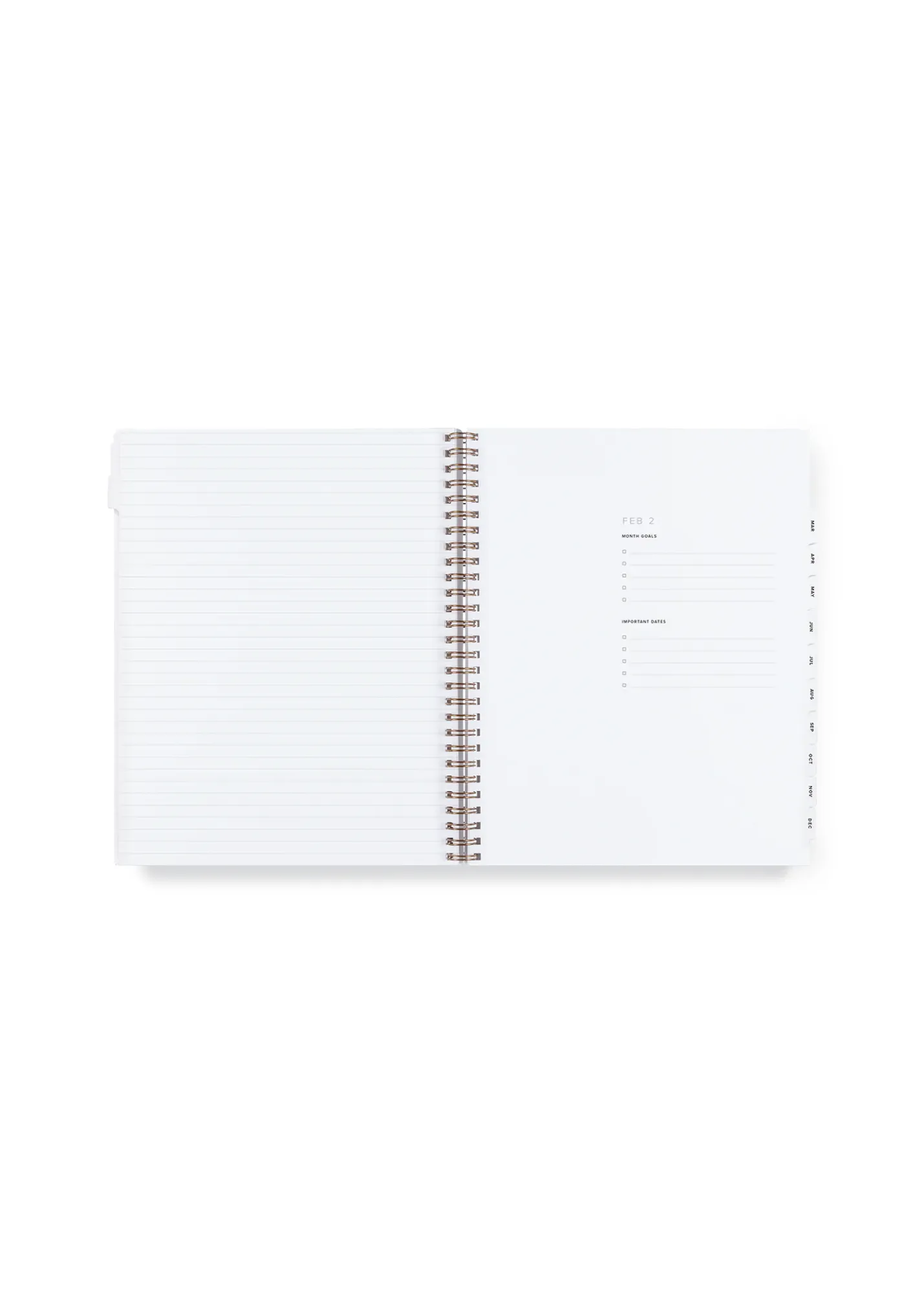 2024-2025 Appointed Year Task Planner - Natural Linen
