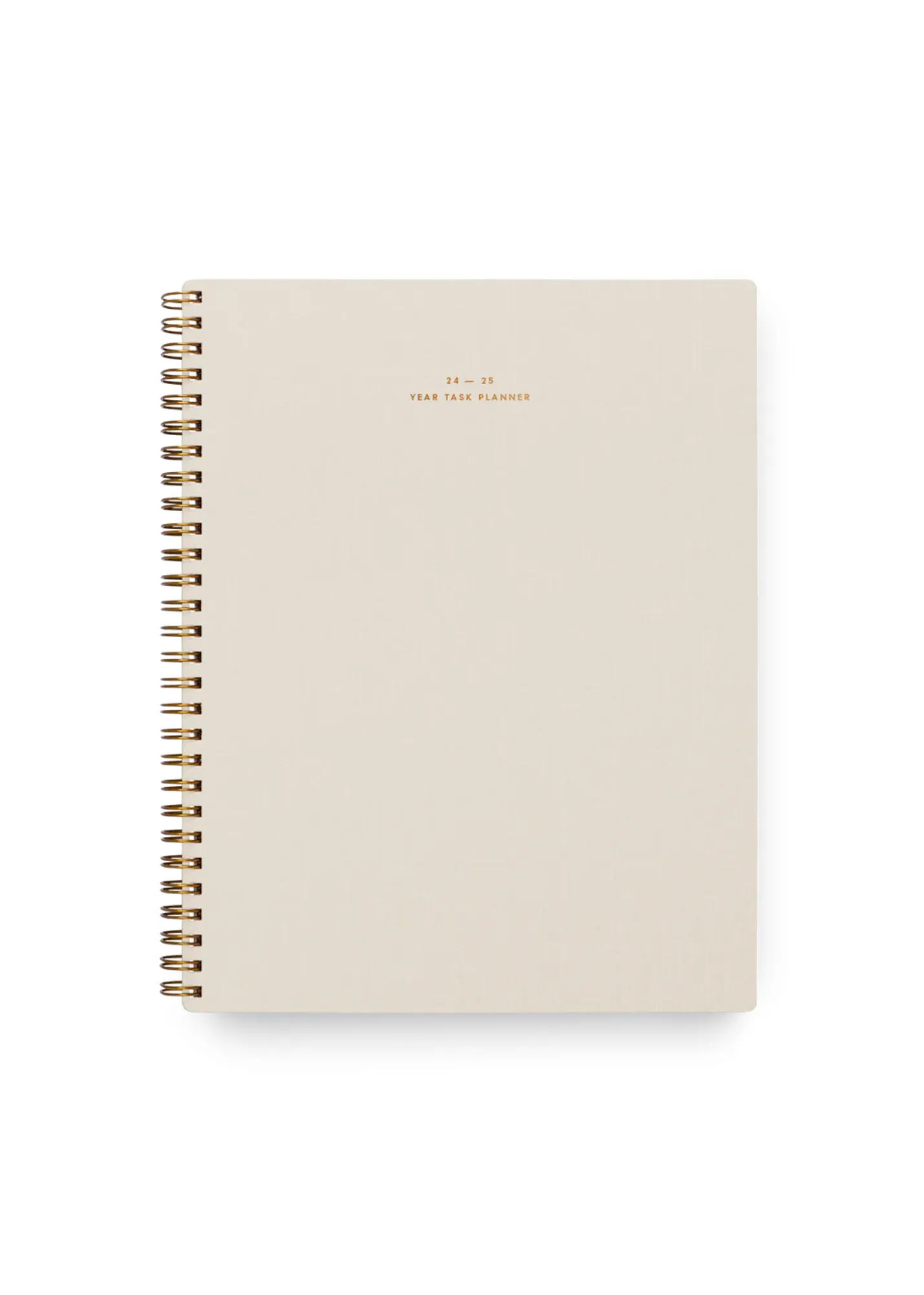 2024-2025 Appointed Year Task Planner - Natural Linen