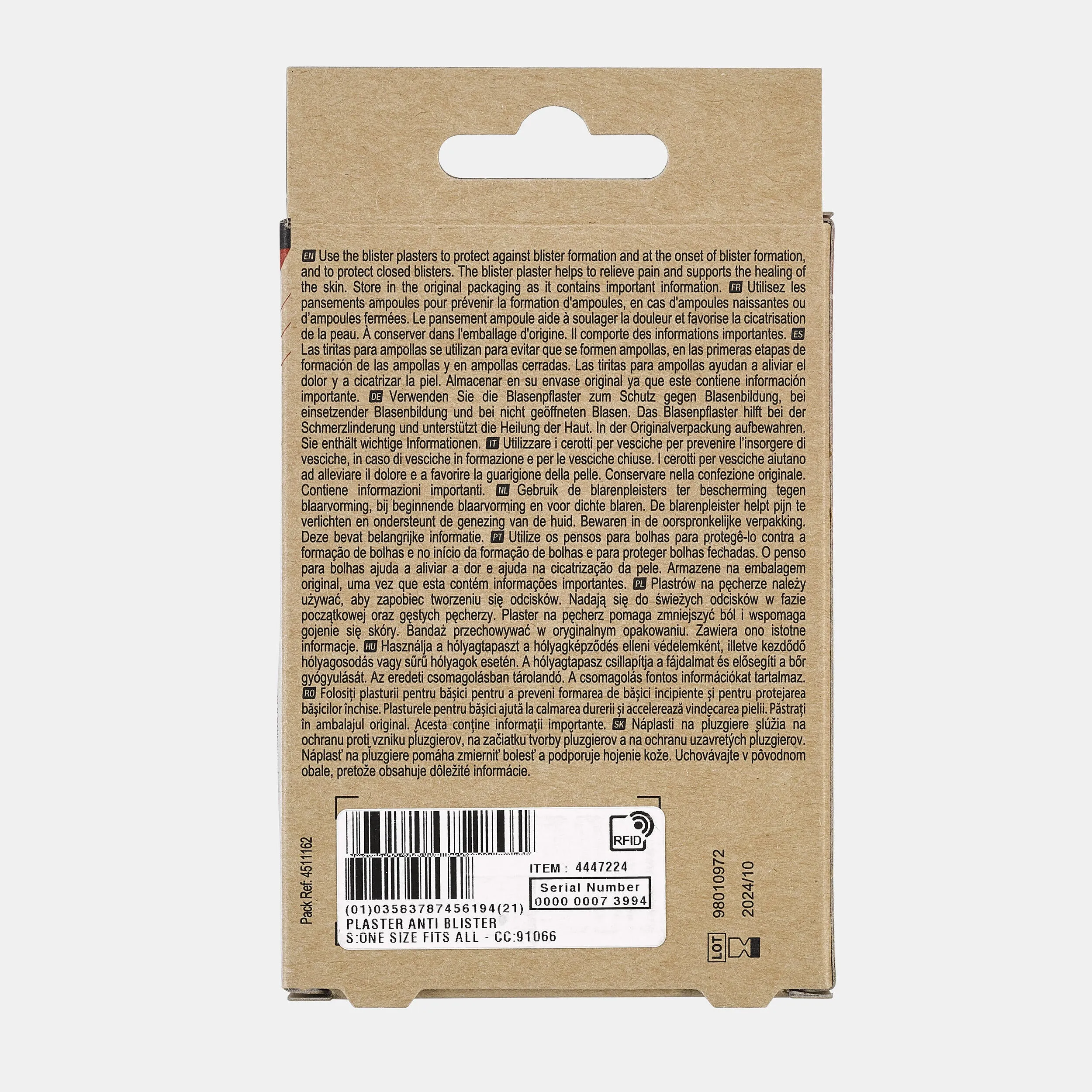 Anti-blister patches 6 pcs. FORCLAZ