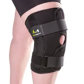 Bariatric Plus Size Hinged Knee Brace | Wraparound Meniscus & Joint Support with Stability Straps