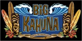 Big Kahuna Tiki Surfboard Beach Towel - 60 x 30 inches
