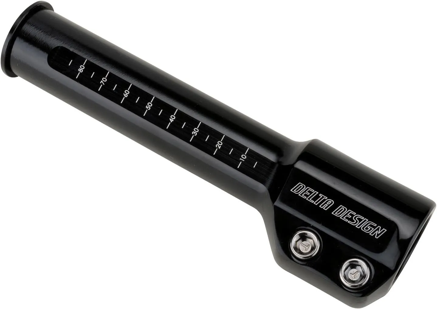 Bike Stem Raiser Handlebar Extender by Delta Cycle - Increases Bar Height Up to 4.6" - Riser Adapter for Mountain Bike (MTB), Hybrid, Road Bike, with Durable Aluminum Construction