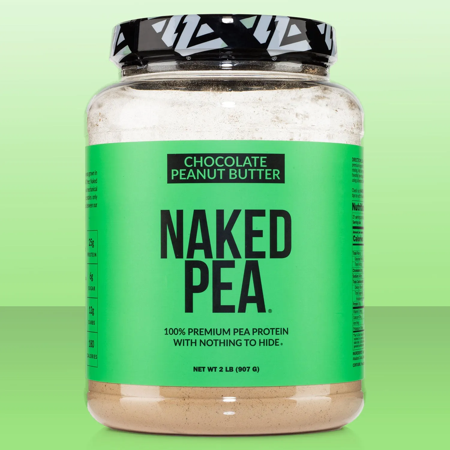 Chocolate Peanut Butter Pea Protein Powder | Naked Pea - 2LB