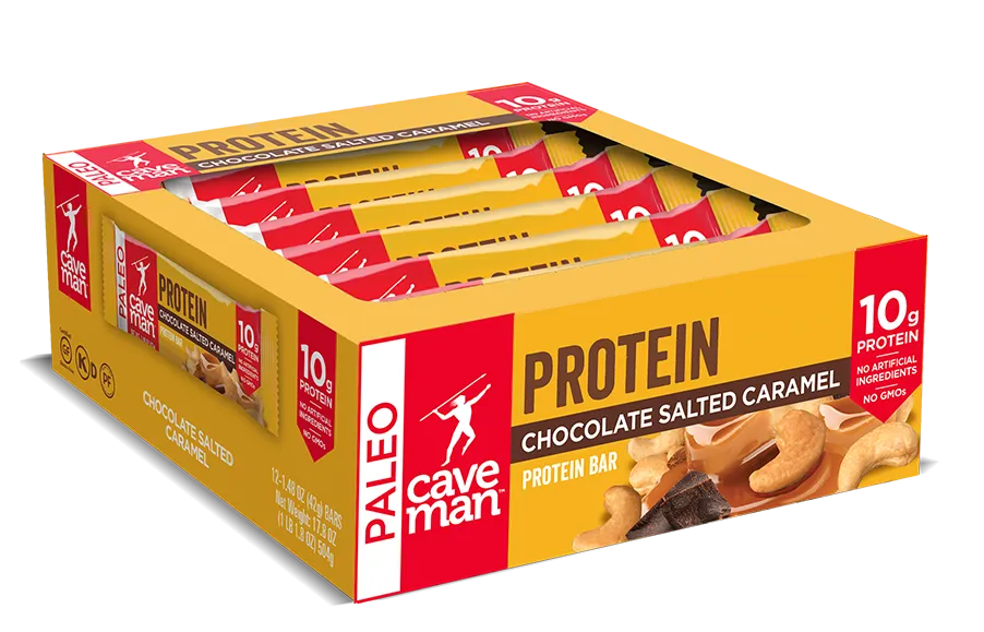 Chocolate Salted Caramel Protein Bars