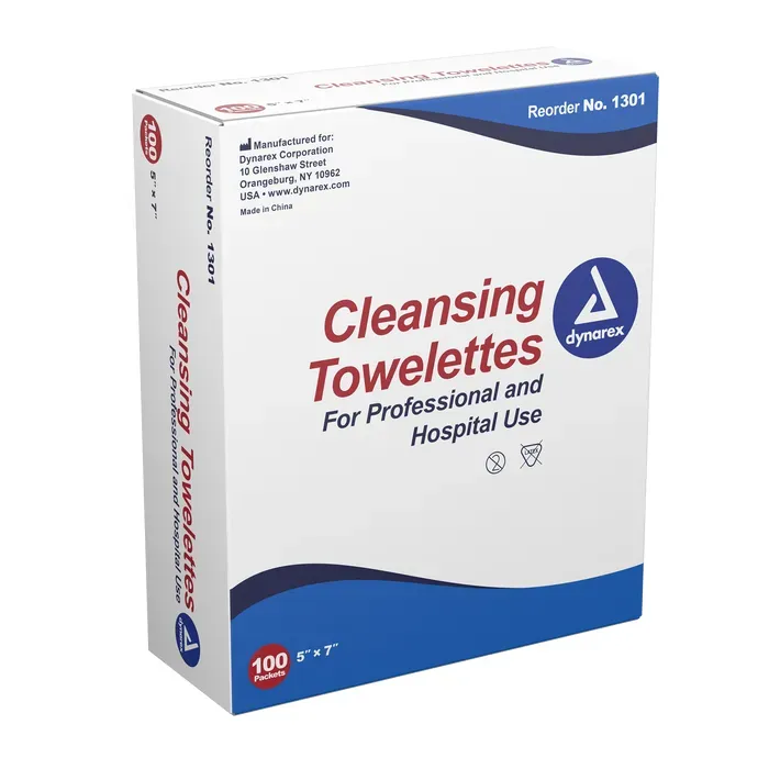 Cleansing Towelette Wipes 100/box