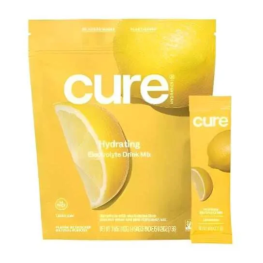 Cure Hydrating Electrolyte Drink Mix - Lemonade