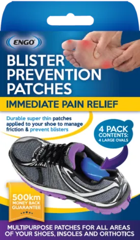 ENGO™ Large Oval Blister Patch (4 pack)