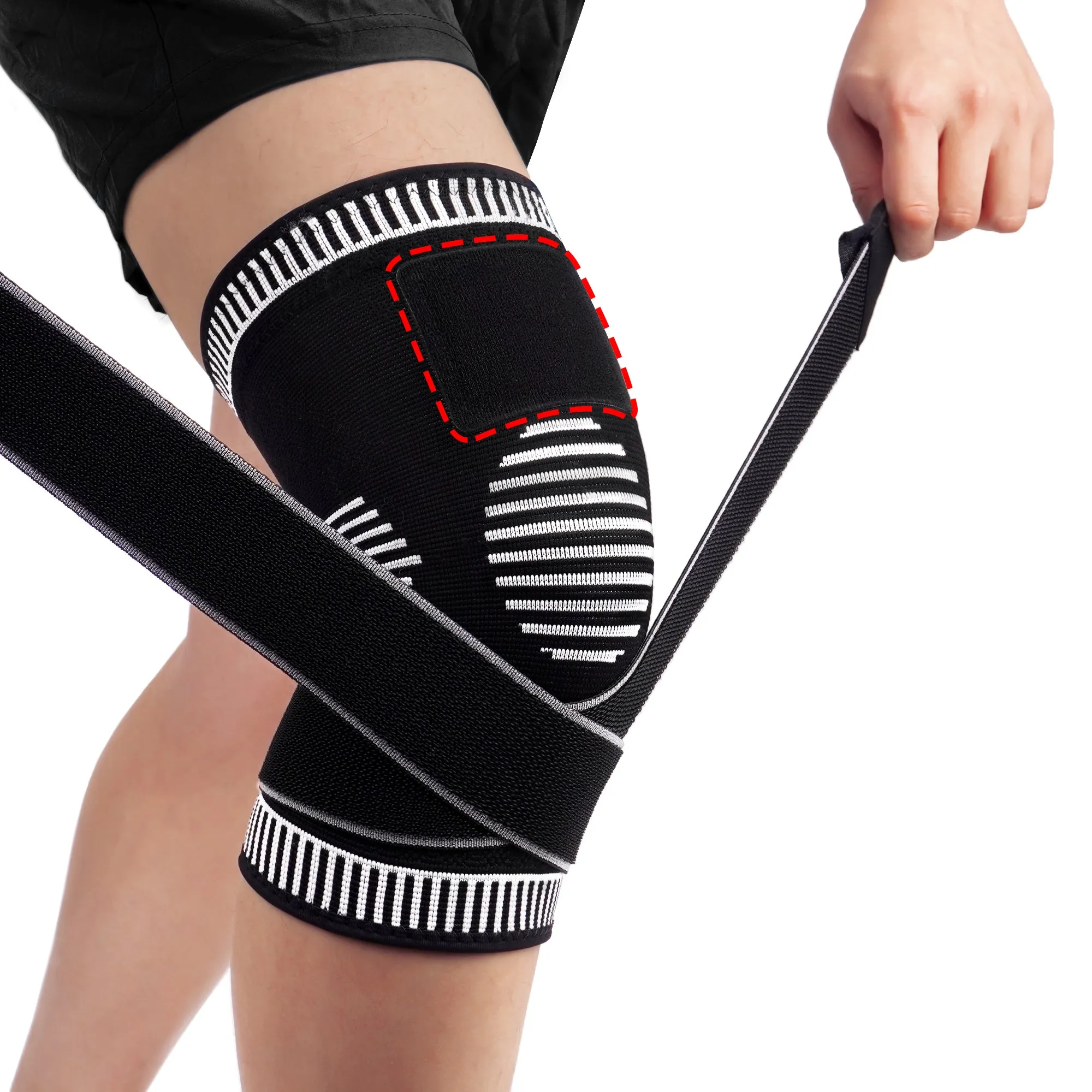 FMF Compression Knee Brace with Side Straps