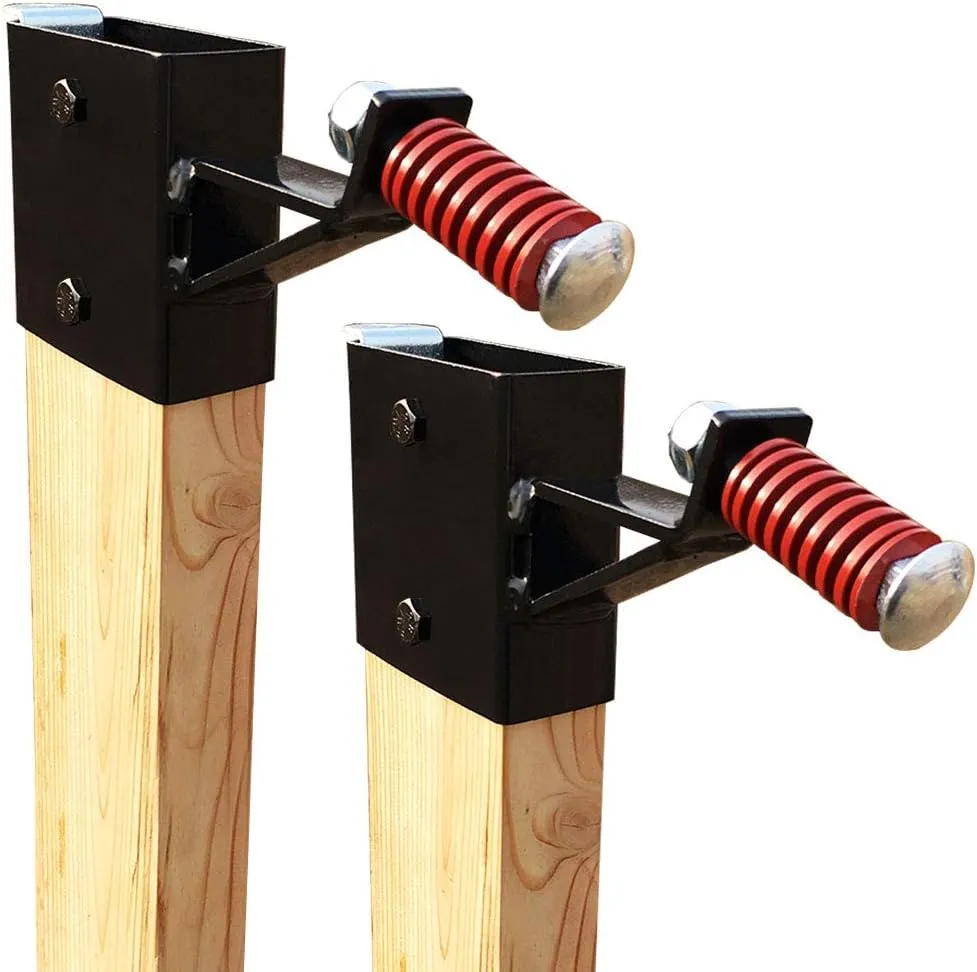 Highwild 2x4 Target Hanger | Target Stand Base | Adjustable Height Steel Post | AR500 Steel Gong Targets Conversion Adapter