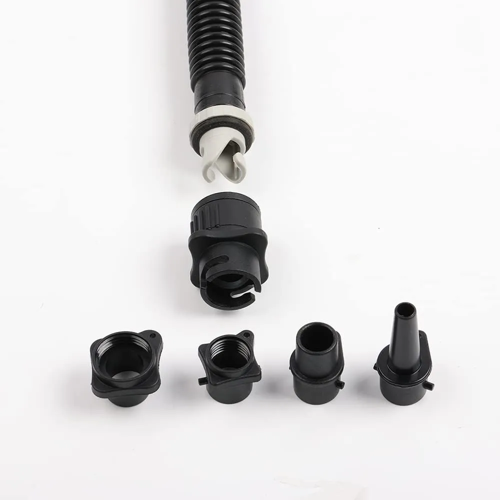 Inflatable Boat SUP Pump Adaptor and Kite/Boston Valve Standard Conventional Air Pump Air Valve Adapter Spoke Plate Attachment(Multi)