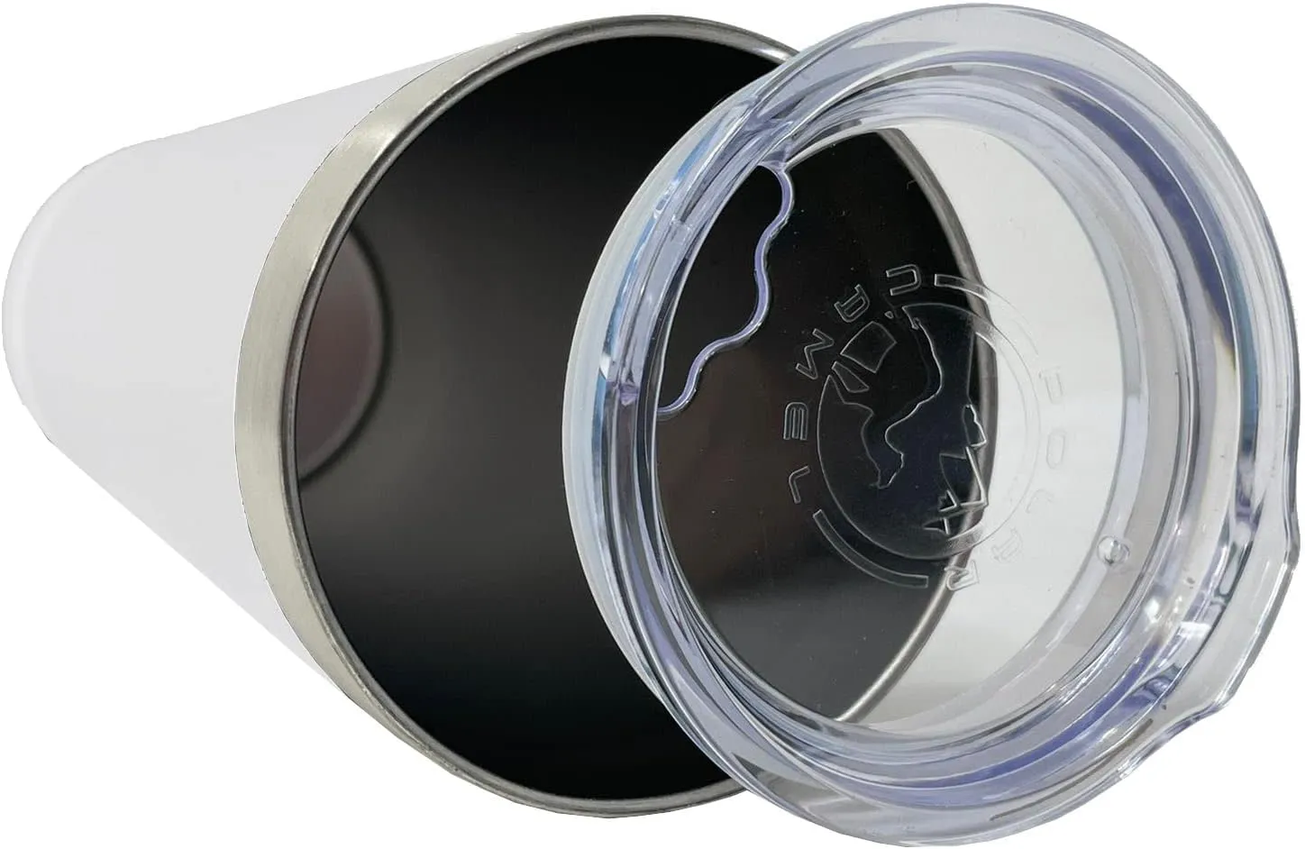 LaserGram 22oz Vacuum Insulated Skinny Tumbler, Cricket Player, Personalized Engraving Included (White)