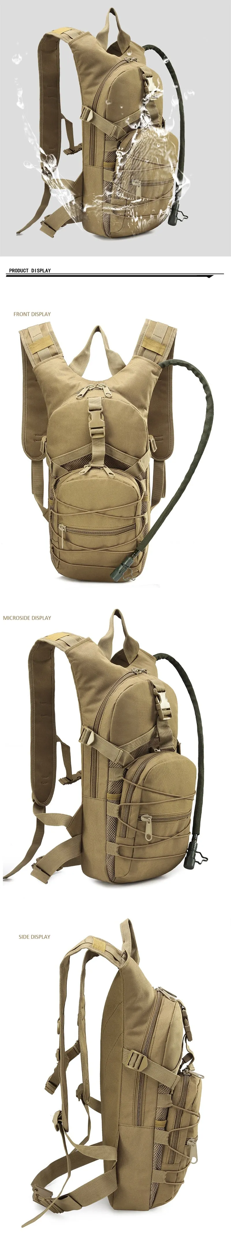 LEMOCHIC Army Hydration Pack with Bladder