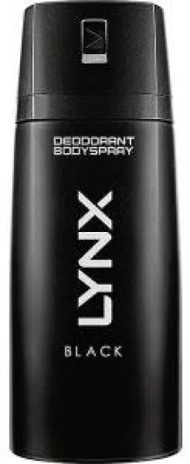 Lynx Deodorant Body Spray Black 150 ml