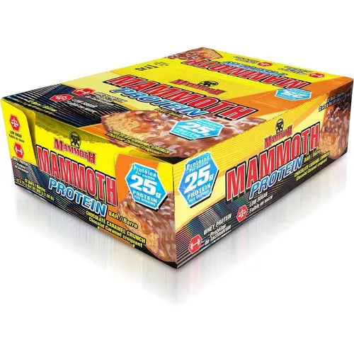 Mammoth Protein Bar, 25G Protein, Low Sugar, Low Carb, Gluten Free