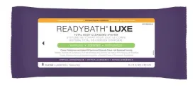 Medline ReadyBath LUXE Total Body Cleansing Heavyweight Washcloths: Scented, 8 Count