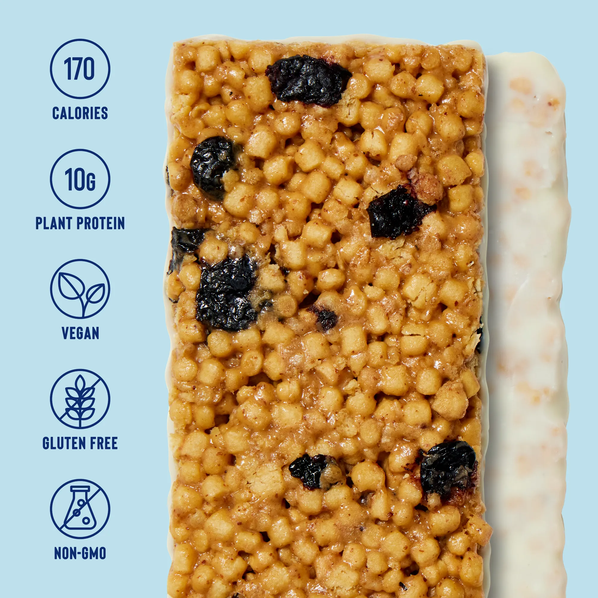 Mezcla Maple Blueberry Bars - 12 bars x 1.4 oz case