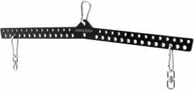 Multi-Grip LAT Pull Down Bar Hardened Powder-Coated Finish, 360 Rotating Stainless Steel Adapter, Neutral & Wide Grip Spreader Bar for Pulley System Gym & Cable Machines