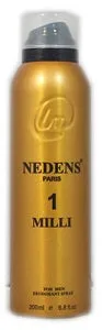 Nedens Deodorant Body Spray Paris 1 Milli For Men 200 ml