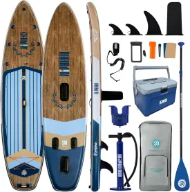 Niphean (Extra Large) Inflatable Paddle Board, SUP for 2 1 People/Family and 4-Layer Insulated Paddle Board Cooler Box