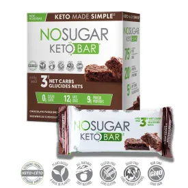 No Sugar Keto Bar - Chocolate Fudge Brownie (40g)