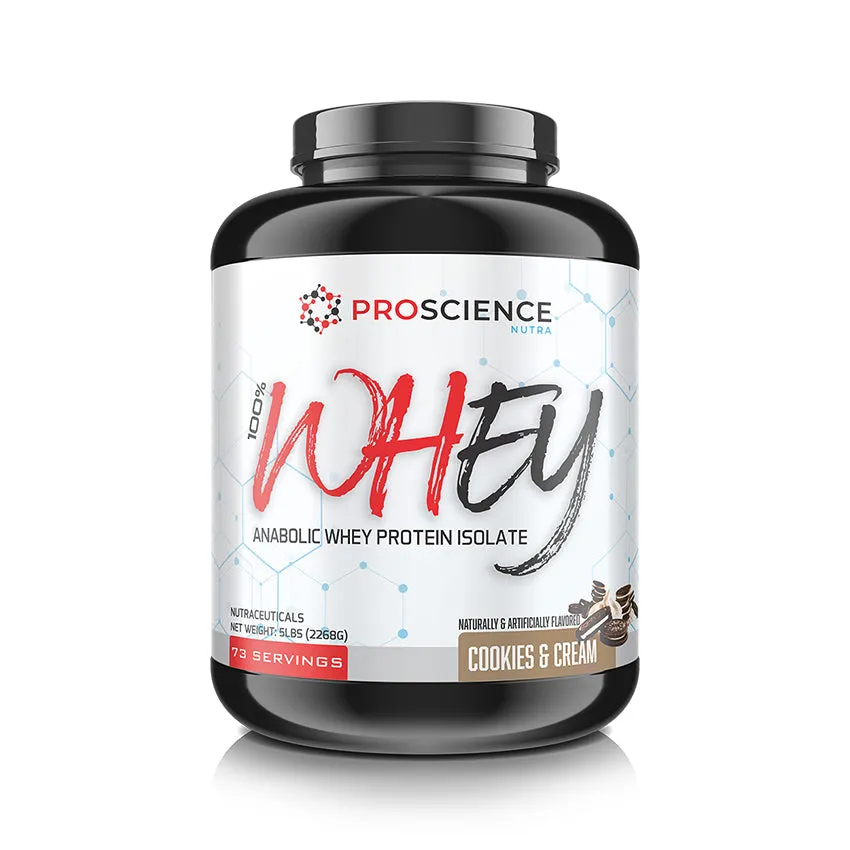 ProScience Nutra 100% WHEY Anabolic Whey Protein Isolate