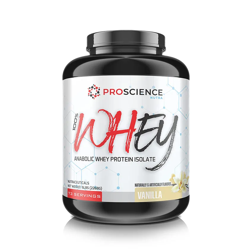 ProScience Nutra 100% WHEY Anabolic Whey Protein Isolate