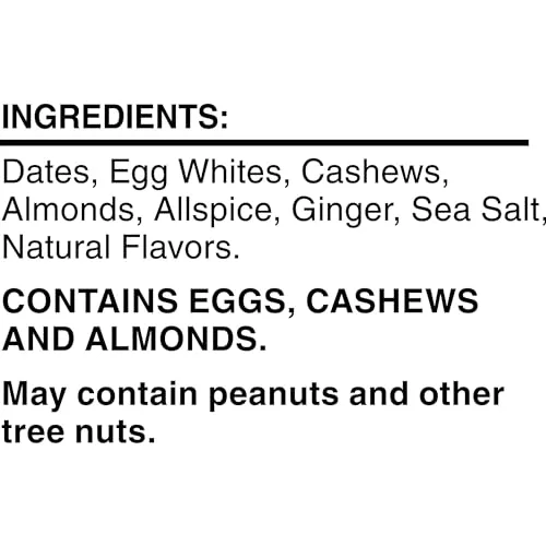 RXBAR Protein Bars, Protein Snack, Snack Bars, Gingerbread, 22oz Box (12 Bars)