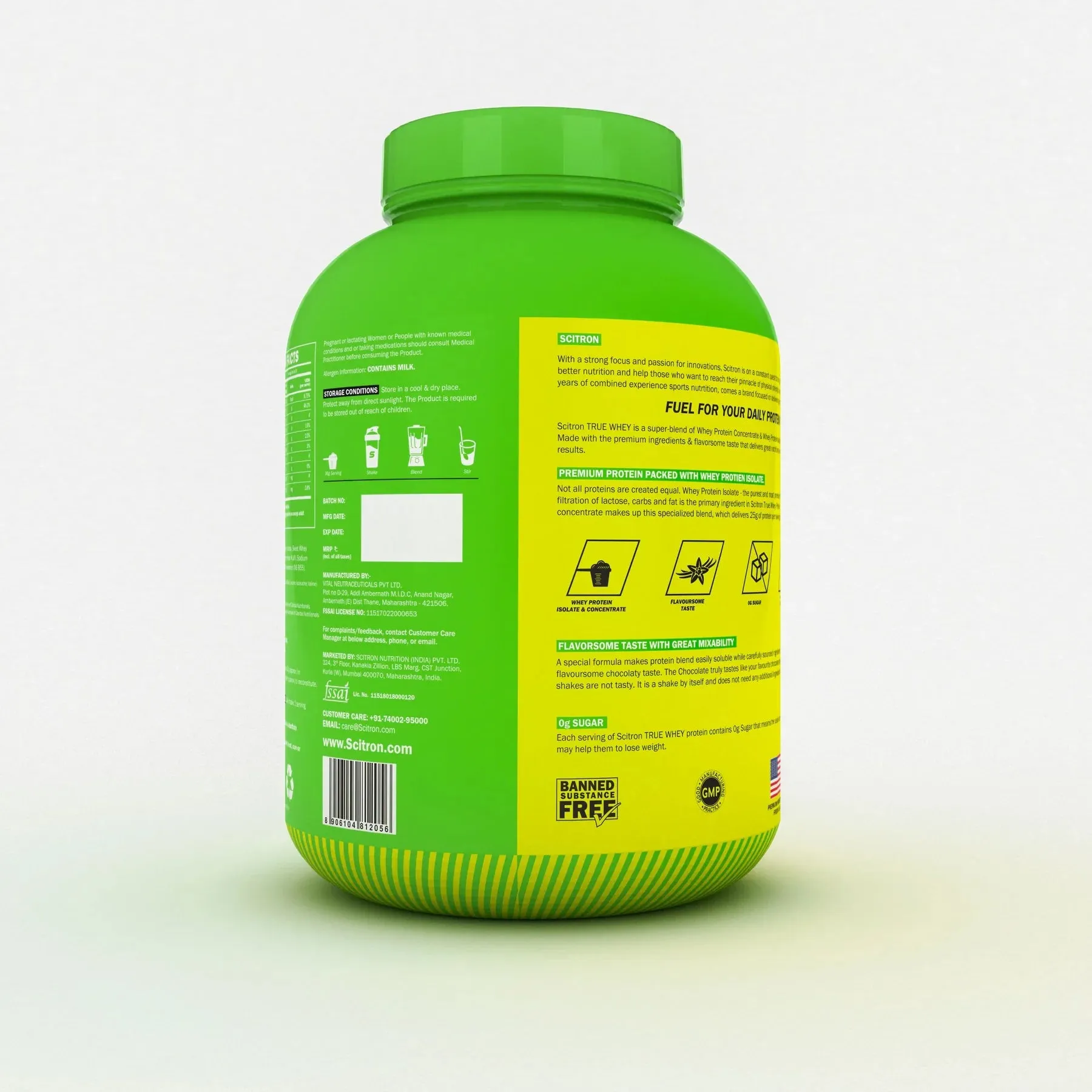 Scitron True Whey - (Kulfi) Protein Powder
