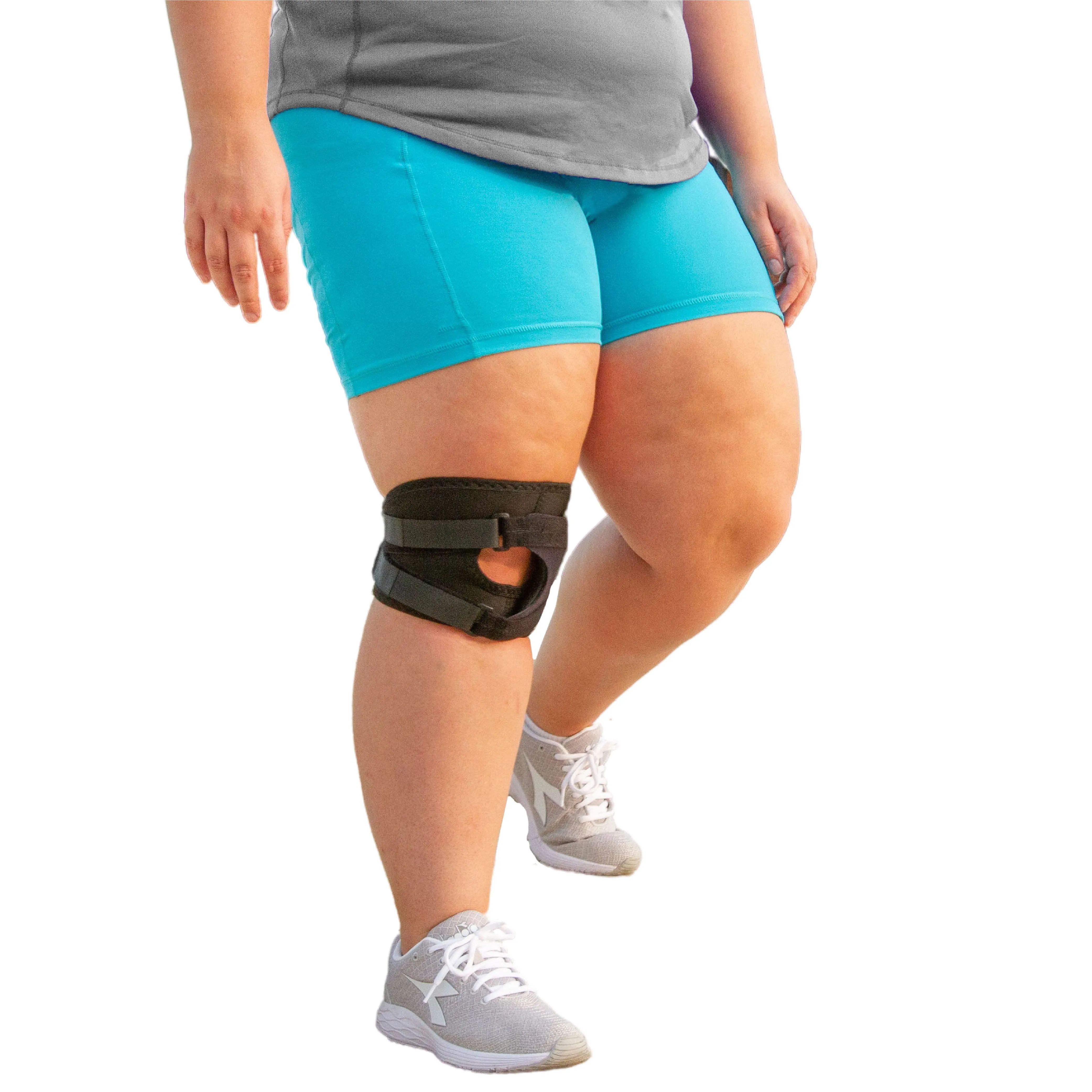 Short & Lightweight Patella Tracking Brace for Runner's Kneecap Pain, Dislocation & Subluxation