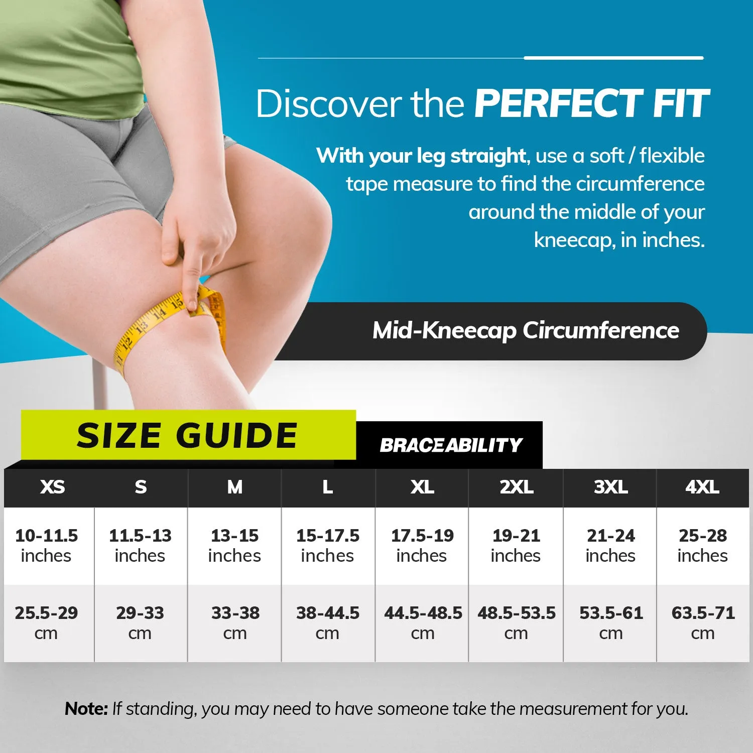 Short & Lightweight Patella Tracking Brace for Runner's Kneecap Pain, Dislocation & Subluxation
