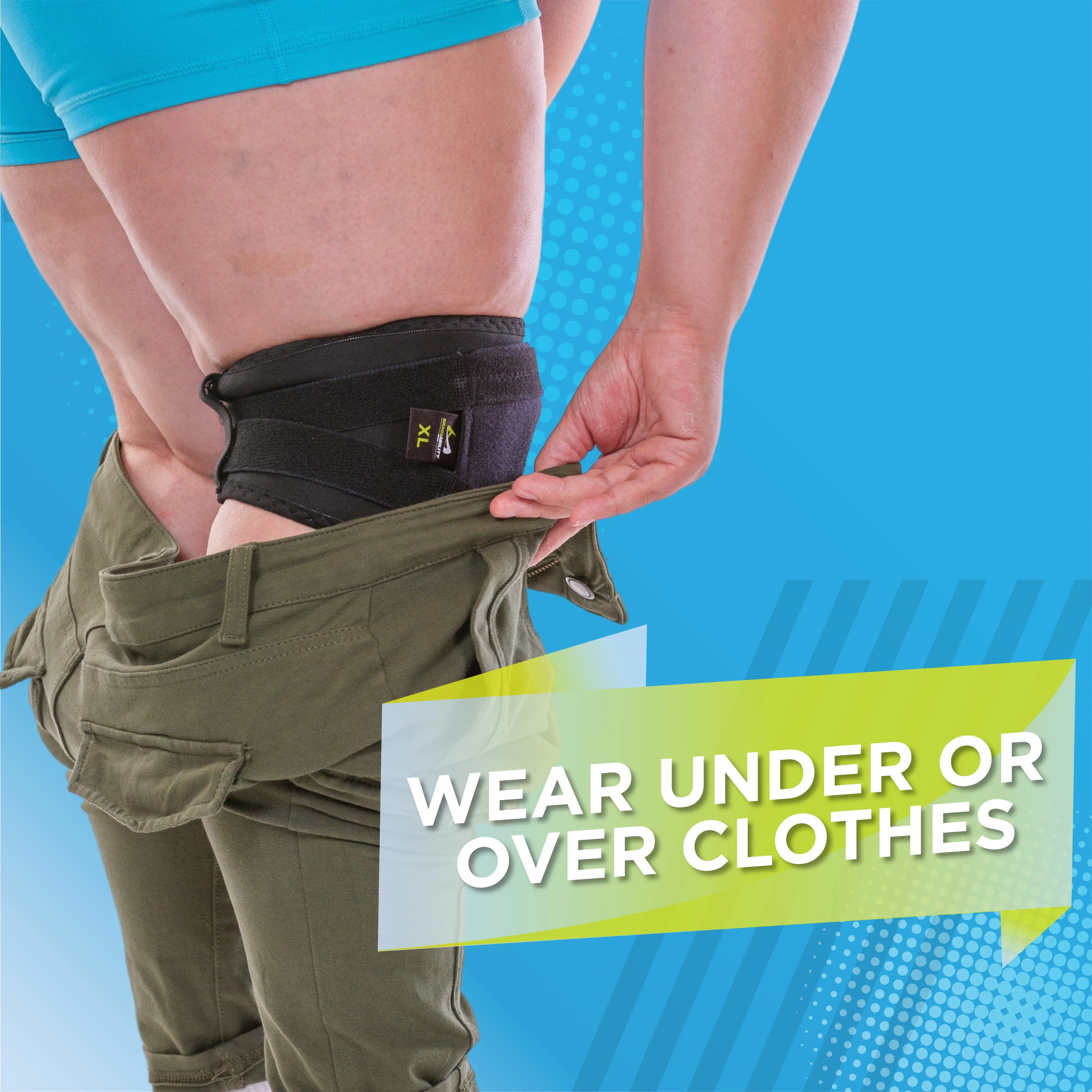 Short & Lightweight Patella Tracking Brace for Runner's Kneecap Pain, Dislocation & Subluxation