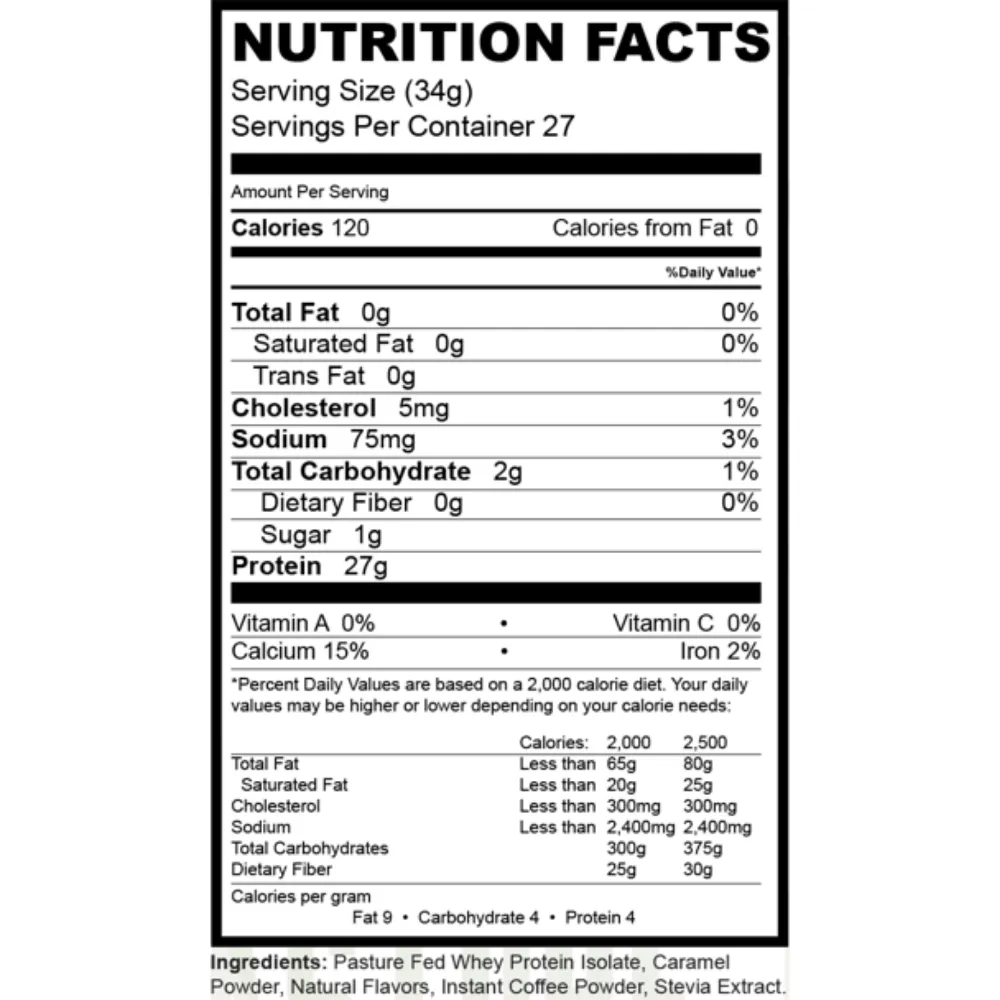 Signature Series: Precision Café Protein Caramel Macchiato