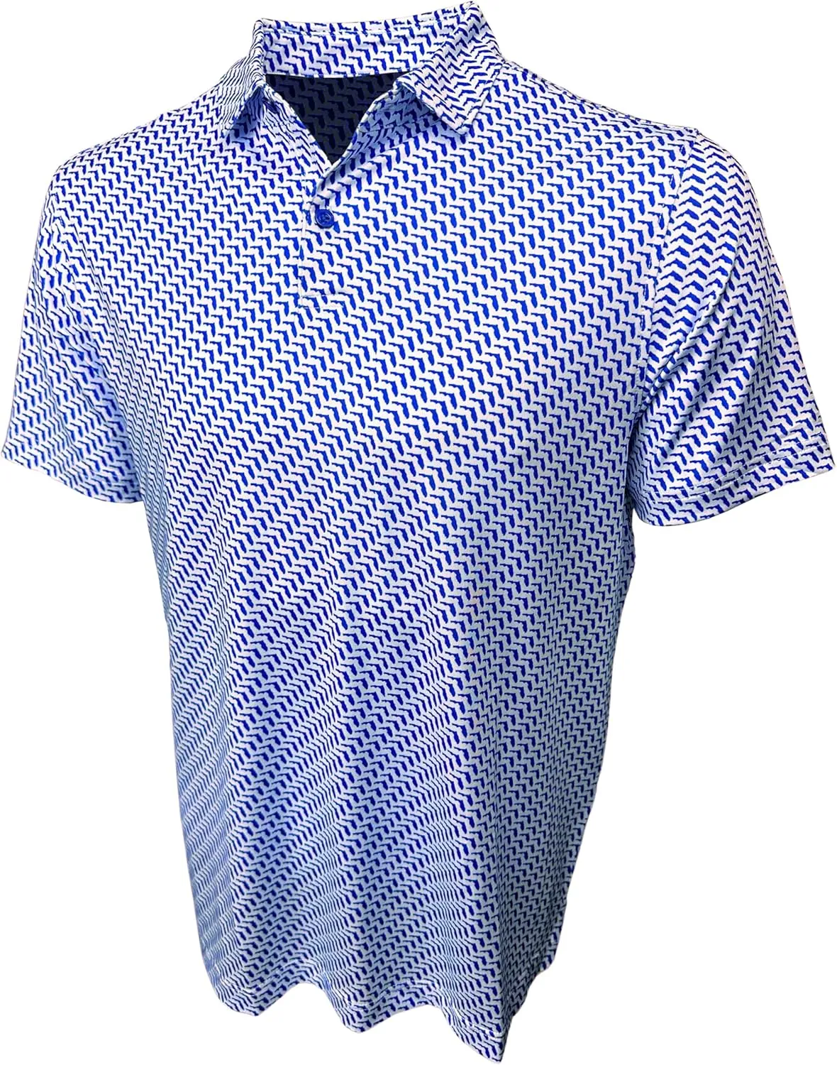 State Print Golf Shirt for Men ??Mens University Polo Moisture Wicking Dry Fit Performance Short Sleeve Regular Fit