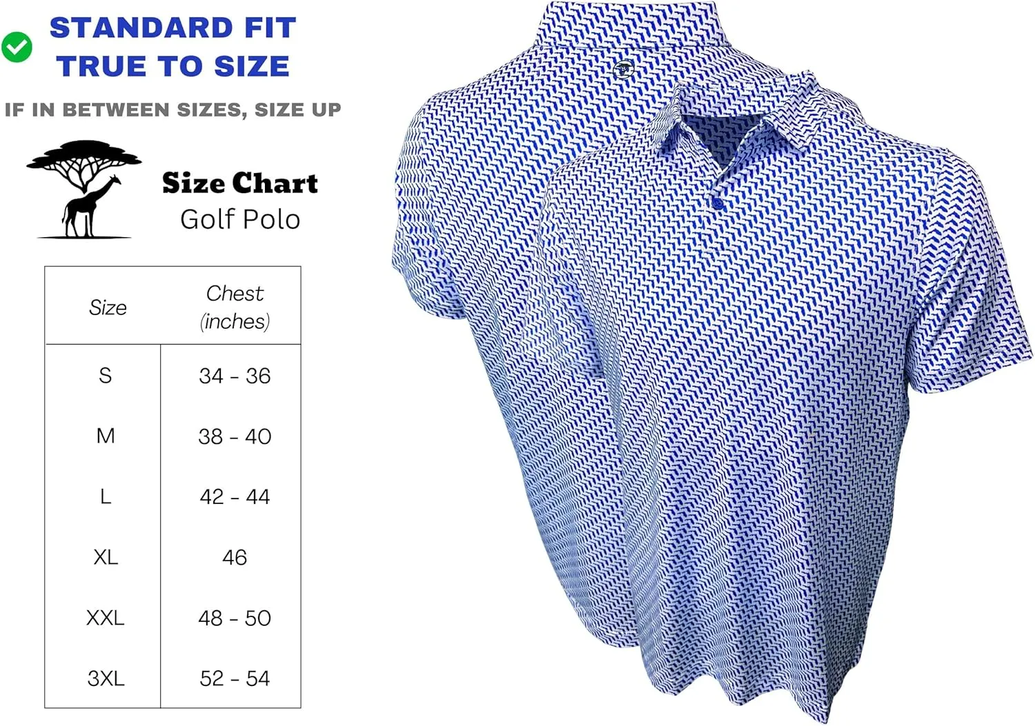 State Print Golf Shirt for Men ??Mens University Polo Moisture Wicking Dry Fit Performance Short Sleeve Regular Fit