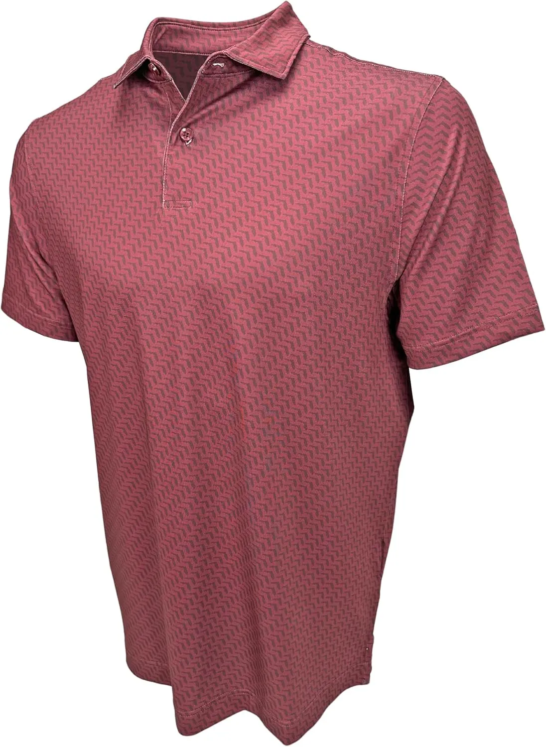 State Print Golf Shirt for Men ??Mens University Polo Moisture Wicking Dry Fit Performance Short Sleeve Regular Fit