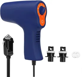 SUP Electric Air Pump, Hoseless Paddle Board Pump, Auto-Off Function, Adjustment Knob, with 12V DC Car Connector, for Inflatable Stand-Up Paddle Boards