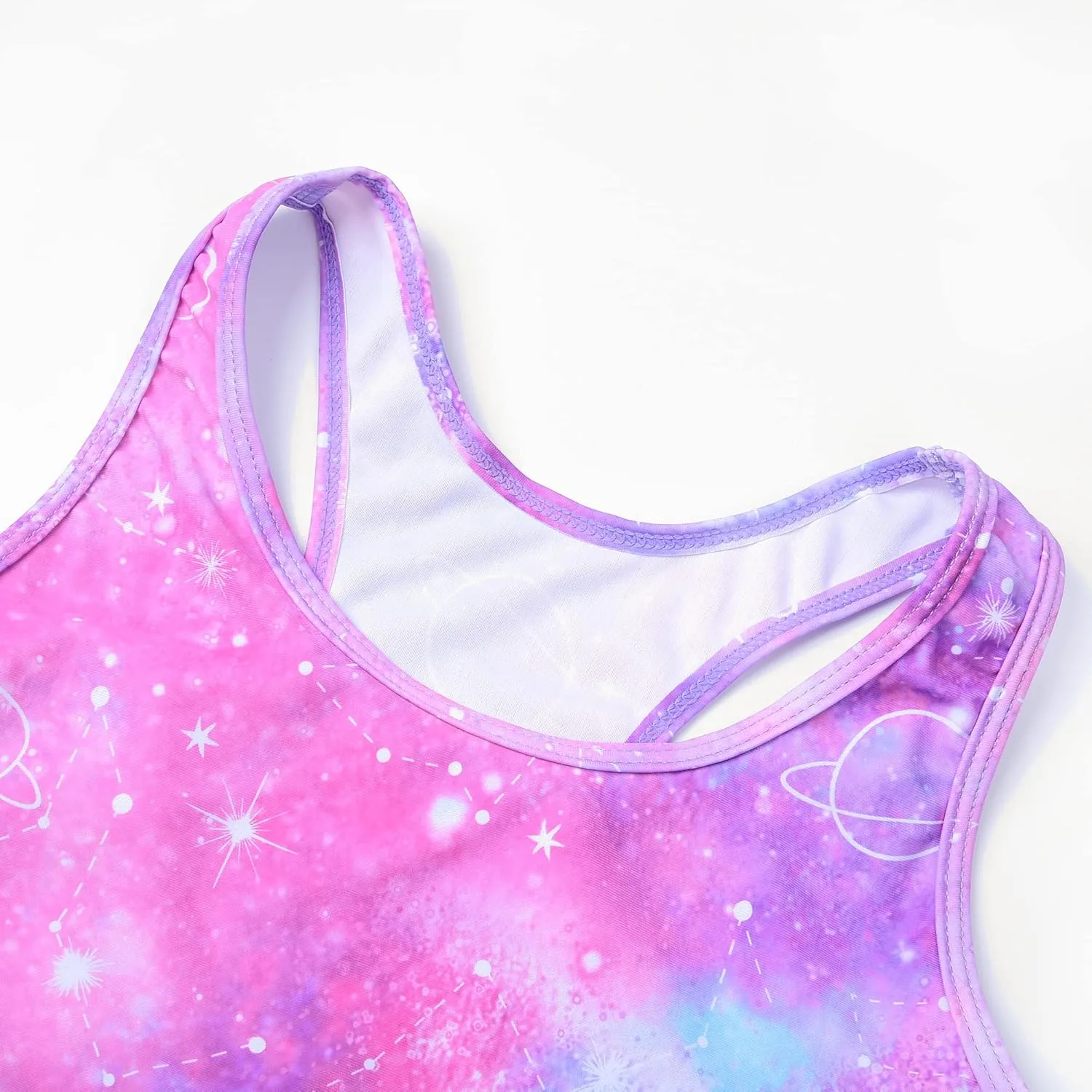Uhnice Girls Swimsuit Two Piece Tankini Swimwear with Boyshort
